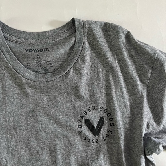 Voyager Heather Grey Tee - Large - Picture 3 of 4
